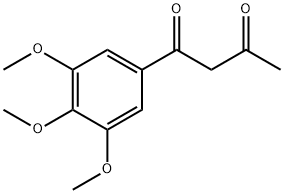 1-(3,4,5-TRIMETHOXYPHENYL)BUTANE-1,3-DIONE 结构式