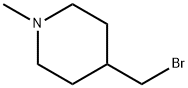 4-(溴甲基)-1-甲基哌啶 结构式