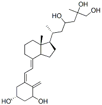 1,23,25,26-tetrahydroxyvitamin D3 结构式