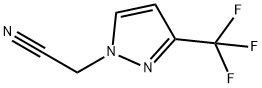 2-(3-(三氟甲基)-1H-吡唑-1-基)乙腈 结构式