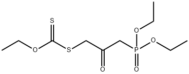 Diethyl 3-[(ethoxymethanethioyl)sulfanyl]-2-
oxopropyl-1-phosphonate 结构式