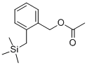 ACETIC ACID 2-TRIMETHYLSILANYLMETHYL-BENZYL ESTER 结构式