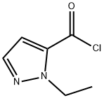 2-乙基-3-吡唑甲酰氯 结构式