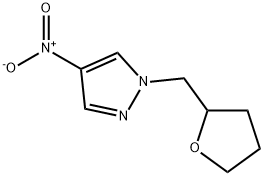 4-Nitro-1-(oxolan-2-ylmethyl)-1h-pyrazole 结构式