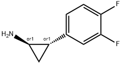 (1R,2S)-REL-2-(3,4-二氟苯基)环丙胺 结构式