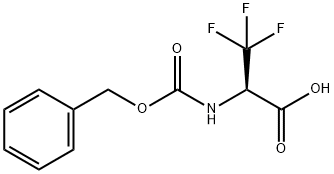 N-[(BENZYLOXY)CARBONYL]-3,3,3-TRIFLUOROALANINE 结构式