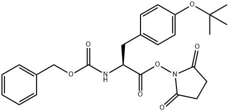 Z-酪氨酸-(TBU)-OSU 结构式
