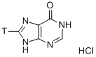 HYPOXANTHINE MONOHYDROCHLORIDE, [8-3H] 结构式