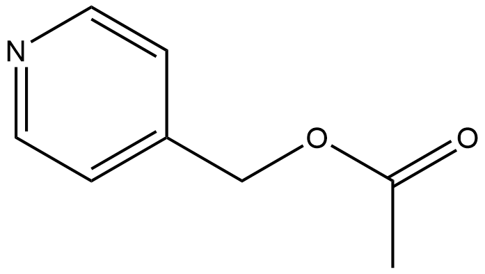 4-乙酸基甲基吡啶 结构式