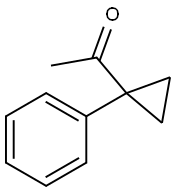 1-(1-苯基环丙基)乙酮 结构式