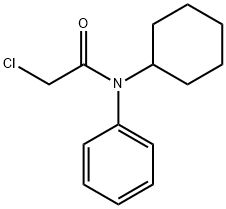 2-氯-N-环己烷-N-苯基乙胺 结构式