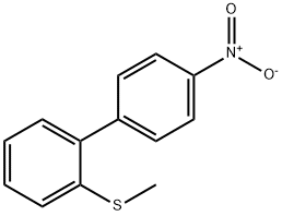1-(甲基硫基)-2-(4-硝基苯基)苯 结构式