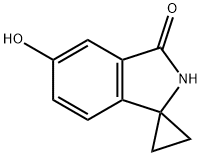 5'-HYDROXY-SPIRO[CYCLOPROPANE-1,1'-[1H]ISOINDOL]-3'(2'H)-ONE 结构式