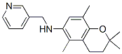 6-(3-picolyl)amino-2,2,5,8-tetramethylchromane 结构式