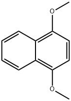 1,4-二甲氧基萘 结构式