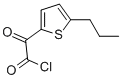 2-Thiopheneacetyl chloride, alpha-oxo-5-propyl- (9CI) 结构式