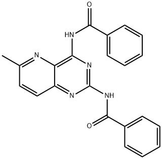 N-[2-(Benzoylamino)-6-methylpyrido[3,2-d]pyrimidin-4-yl]benzamide 结构式