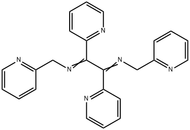 N,N'-Bis[(pyridin-2-yl)methyl]-1,2-bis(2-pyridyl)-1,2-ethanediimine 结构式