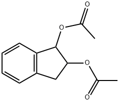 1,2-INDANYL DIACETATE 结构式