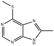 8-Methyl-6-(methylthio)-1H-purine 结构式