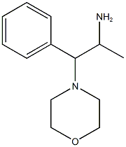 1-(吗啉-4-基)-1-苯基丙-2-胺 结构式