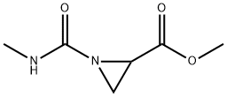 2-Aziridinecarboxylicacid,1-[(methylamino)carbonyl]-,methylester(9CI) 结构式