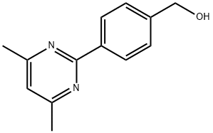 3-(4,6-Dimethylpyrimidin-2-yl)benzyl alcohol 结构式