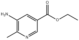5-氨基-6-甲基烟酸乙酯 结构式
