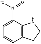 7-硝基吲哚啉 结构式