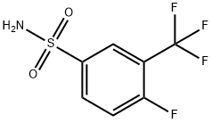 4-氟-3-三氟甲基苯磺酰胺 结构式