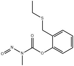 Methylnitrosocarbamic acid, alpha-(ethylthio)-o-tolyl ester 结构式