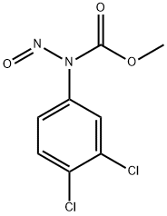Methyl 3,4-dichloro-N-nitrosocarbanilate 结构式