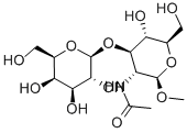 Methyl 2-Acetamido-2-deoxy-3-O-(b-D-galactopyranosyl)-b-D-glucopyranoside 结构式