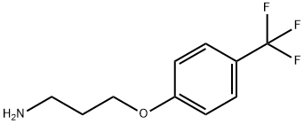 3-(4-(TRIFLUOROMETHYL)PHENOXY)PROPAN-1-AMINE 结构式