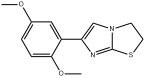 3-(2,5-dimethoxyphenyl)-6-thia-1,4-diazabicyclo[3.3.0]octa-2,4-diene 结构式