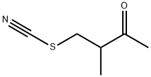 Thiocyanic acid, 2-methyl-3-oxobutyl ester (9CI) 结构式