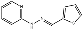2-Thiophenecarbaldehyde (E)-(pyridin-2-yl)hydrazone 结构式