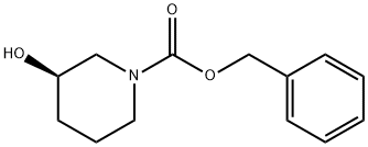 (S)-1-CBZ-3-羟基哌啶 结构式