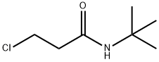 N-(叔丁基)-3-氯丙酰胺 结构式