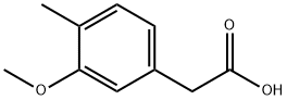 3-甲氧基-4-甲基苯乙酸 结构式