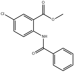 Methyl 2-benzamido-5-chlorobenzoate 结构式