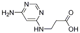 N-(6-AMINO-PYRIMIDIN-4-YL)-B-ALANINE 结构式