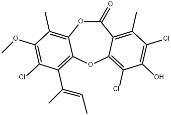 巢曲菌素 结构式