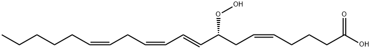 8-hydroperoxyeicosatetraenoic acid 结构式