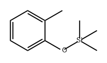2-Methylphenyl(trimethylsilyl) ether 结构式