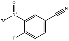 4-氟-3-硝基苯甲腈 结构式