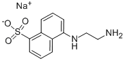 5-(2-氨乙基氨)-1-萘磺酸钠盐 结构式