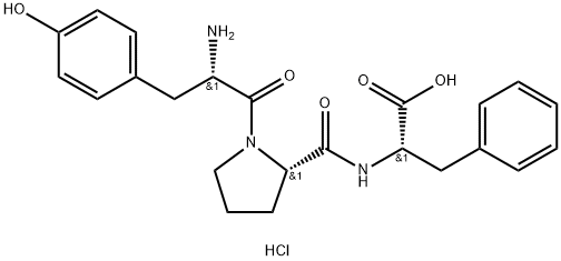 B-CASOMORPHIN FRAGMENT 1-3BOVINE HYDROCH LORIDE 结构式