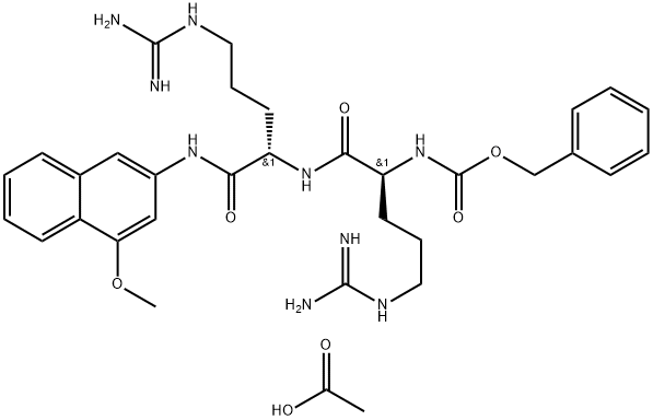 NA-CBZ-ARG-ARG 4-METHOXY-B-NAPHTHYLAMIDE 结构式