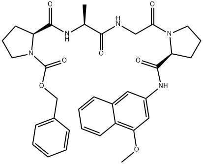 Z-PRO-ALA-GLY-PRO-4M-BETANA 结构式